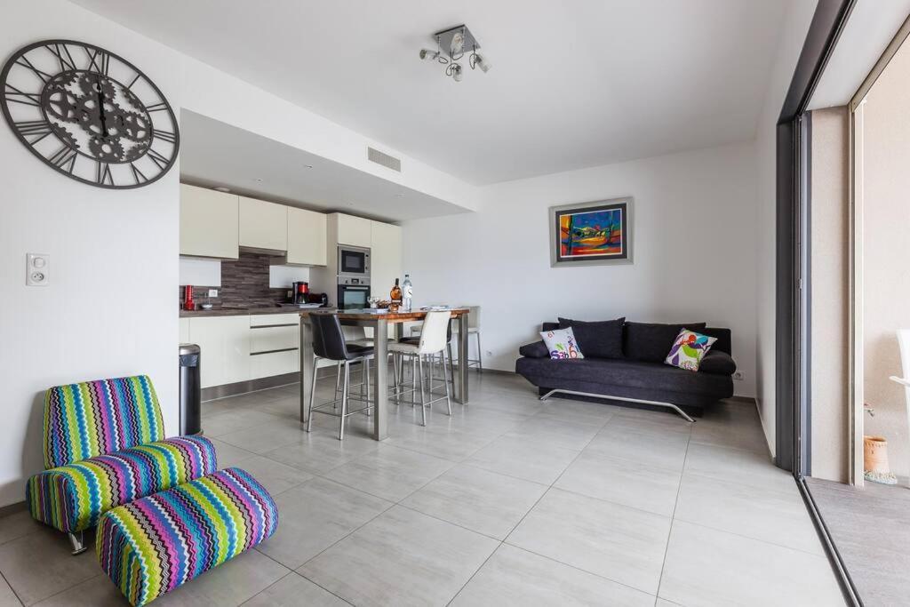 T2 D'Exception 100M Plage Terrasse Vue Mer Et Montagnes Проприано Екстериор снимка